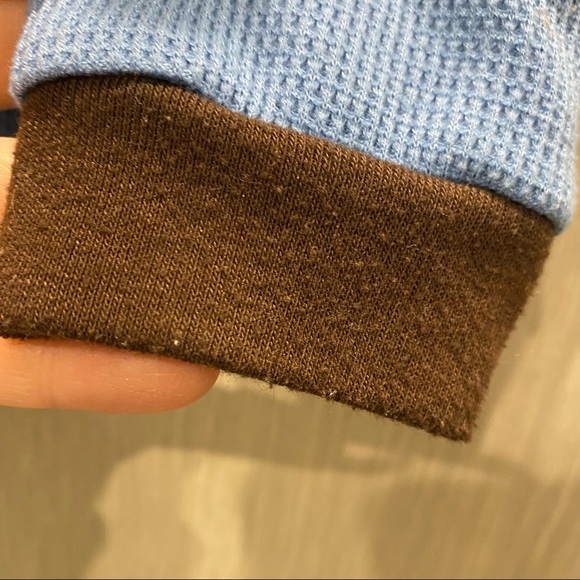 Preowned Carters Big Brother Football Waffle long sleeve Shirt size 6 - Picture 2 of 5